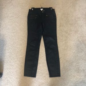 J. Crew | Skinny Jean in Coated Denim | Size 26